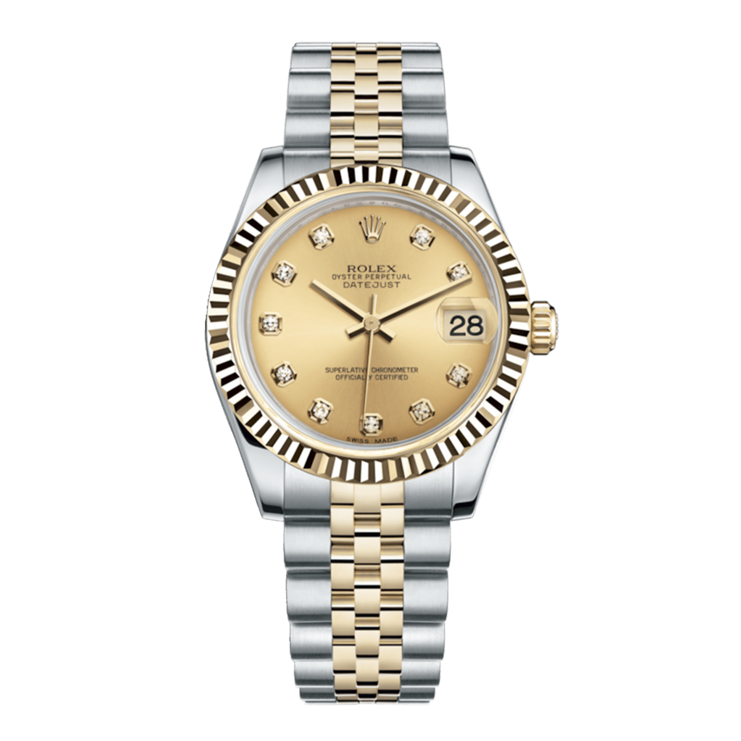 rolex datejust 31 bicolor